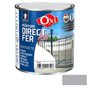 Peinture DIRECT FER LISSE Gris Clair 0,5L